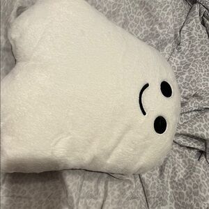 Target White Ghost Halloween pillow